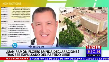 "Así debieron empezar, buscando votos, no golpeando": Juan Ramón Flores, expulsado de Libre