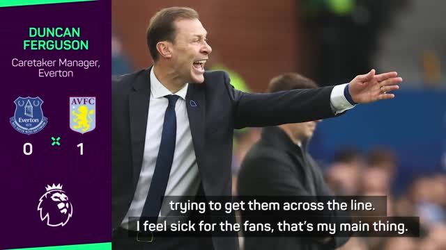 Ferguson 'gutted' after another Everton defeat