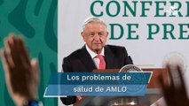 Del infarto al Covid, el historial médico conocido de AMLO