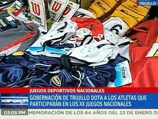 Entérate | 130 atletas trujillanos reciben dotación para participar en Juegos Deportivos Nacionales