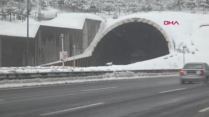 BOLU DAĞI'NDA KAR YAĞIŞI