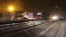KASTAMONU - Kar yağışı ulaşımı olumsuz etkiliyor