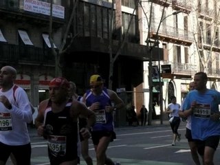 Marathon de Barcelone 2008 version courte