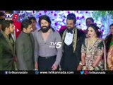 Rocking Star Yash At Dhruva Sarja Prerana Wedding Reception | TV5 Kannada