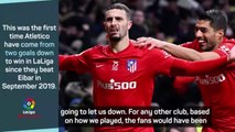Simeone praises loyal Atletico fans after spectacular comeback