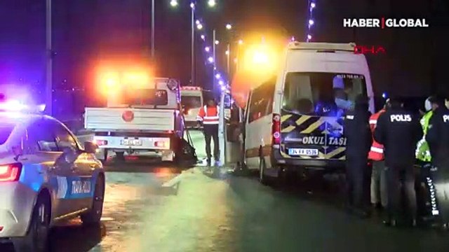 Fatih Sultan Mehmet Köprüsünde tuz tankerine çarpan servis şoförü hayatını kaybetti