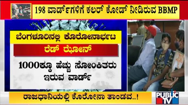 Covid19 Cases Increased In 198 Wards In Bengaluru | Public TV
