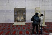 Restorasyona alınan Selimiye Camisi'nde ibadet için alan oluşturuldu
