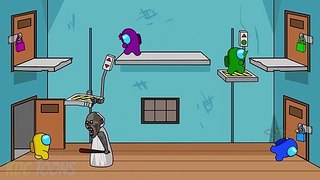 Among Us Animation 8 _ Granny, Siren Head, Piggy, Plants vs Zombies _ 어몽어스 좀비 애니_HD