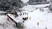 Son dakika haber | Kuzey Marmara Otoyolu'nda yolcu otobüsü şarampole devrildi: 3 ölü, 15 yaralı