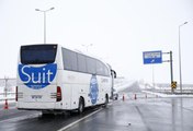 Kar yağışı ve tipi nedeniyle Kayseri-Malatya kara yolu ulaşıma kapandı