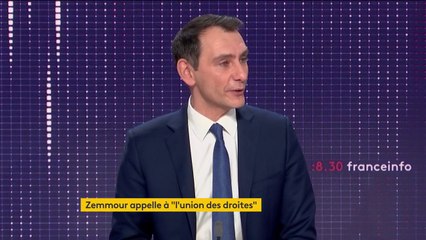 Eric Zemmour appelle à l'union des droites : le porte-parole du RN fustige un "candidat gagne-petit" qui "manque d'ambition"