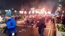 Celtic Connections Viking torch-lit march through the streets of Glasgow