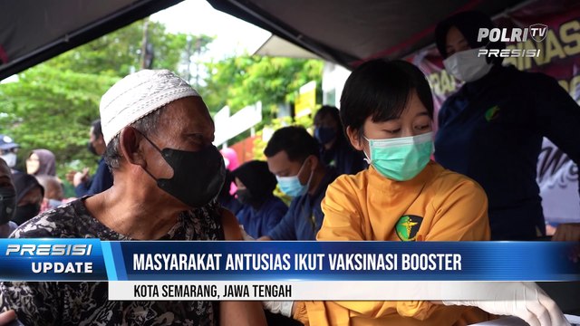 Polda Jateng Gelar Vaksinasi Booster Massal di Car Free Day, Sediakan 1.000 Dosis Vaksin