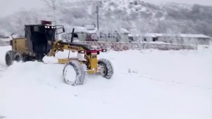 Amasya'da 364 köy yolu kar nedeniyle ulaşıma kapandı