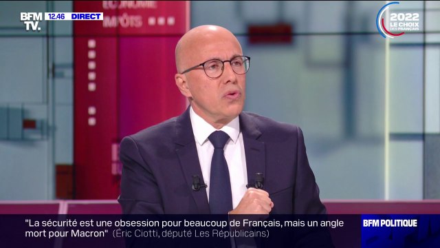 Eric Ciotti: Eric Zemmour ne peut pas battre Emmanuel Macron