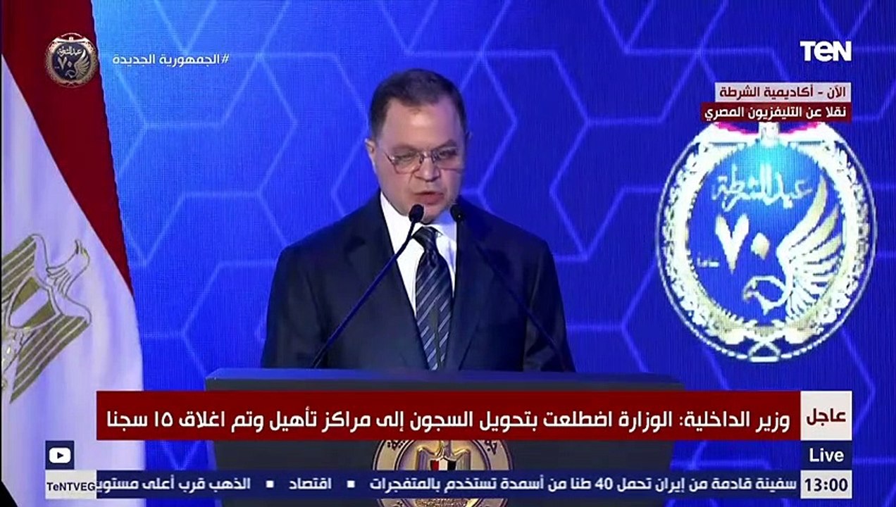وزير الداخلية لـ "السيسي": أثبتت الأحداث الداخلية والدولية رشد رؤيتكم في إدارة الدولة
