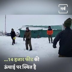 Watch How These ITBP Personnel Give Duty At An Altitude Of 14 Thousand Feet