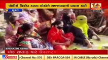 Surat _ Residents protest against theft of Shivling from temple in Gadodara_ TV9News