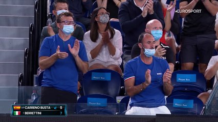 Carreno Busta - Berrettini - Highlights Open d'Australie