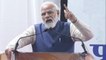 PM attacks Congress after unveiling Bose's hologram statue