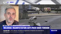 Covid-19: une manifestation sous tension à Bruxelles pour protester contre les restrictions sanitaires