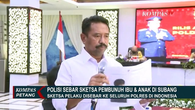 Sketsa Pembunuh Ibu & Anak di Subang Disebar ke Instansi Polri Seluruh Indonesia!