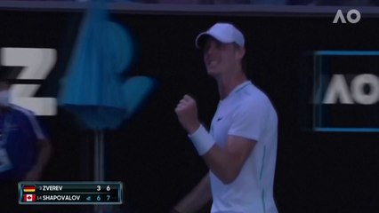 샤포발로프, 츠베레프 꺾고 호주오픈 8강...나달 격돌 / YTN