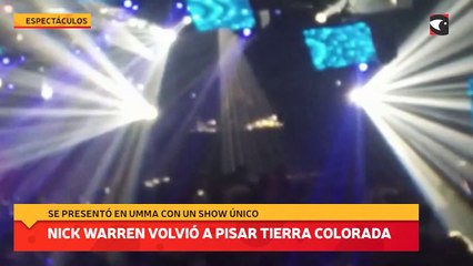 Nick Warren volvió a pisar tierra colorada