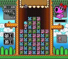 Wario's Woods online multiplayer - snes