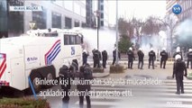 Brüksel’de Polisle Göstericiler Çatıştı