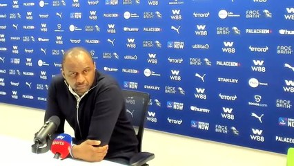 Veira frustrated after Palace 1-3 Liverpool