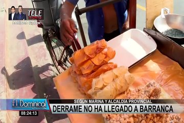 Autoridades informan que derrame de petróleo no ha llegado a las costas de Barranca