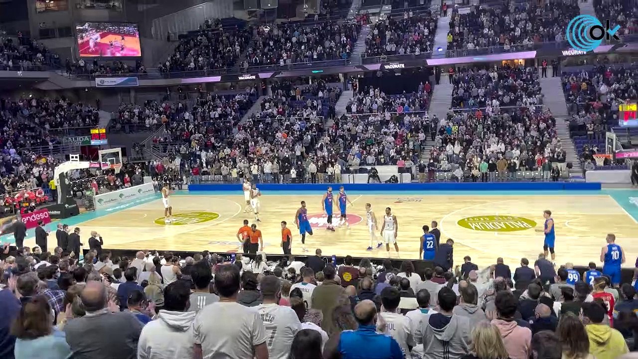 Así fue la despedida de Felipe Reyes de la afición del Real Madrid