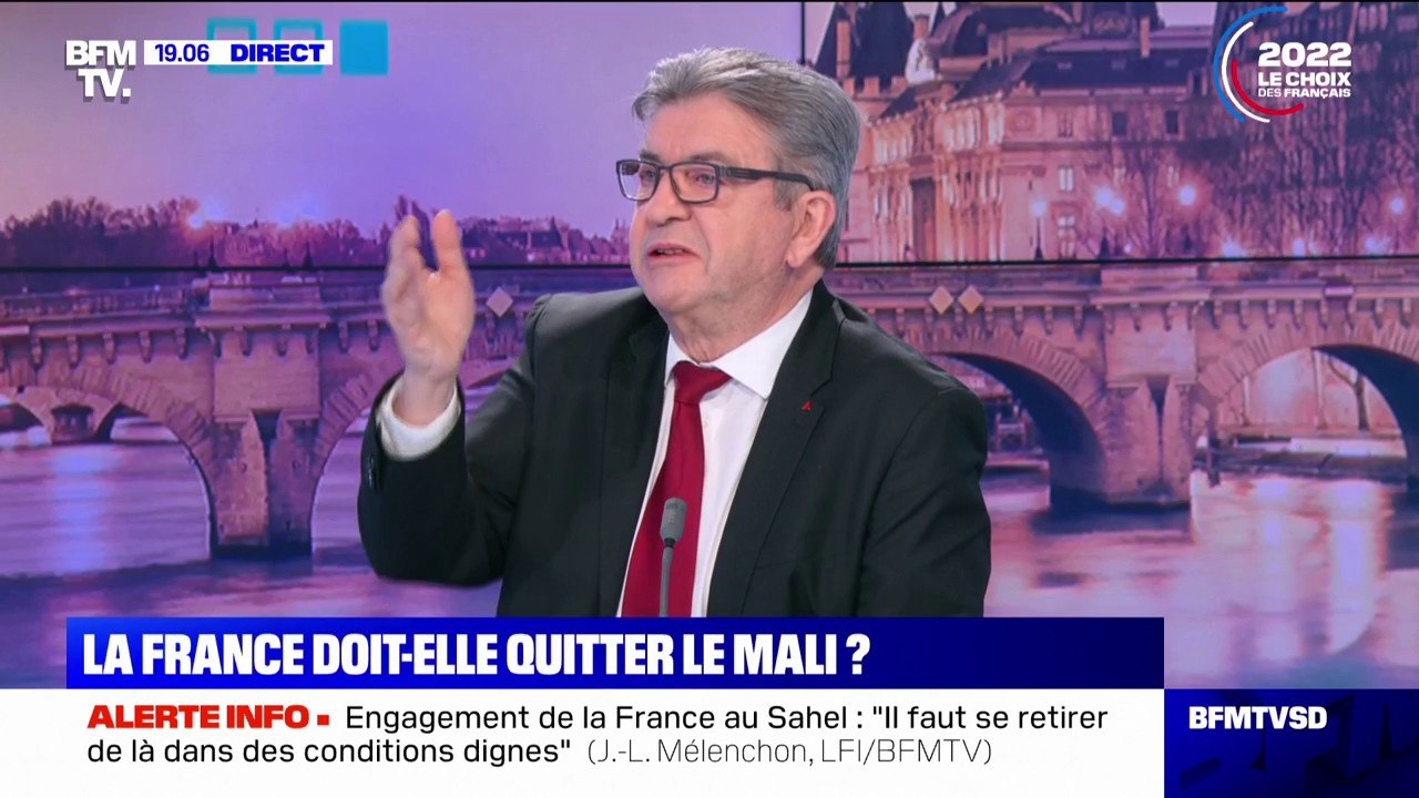 Jean-Luc Mélenchon sur le Mali: "Je ne crois pas que l'on puisse combattre efficacement dans cette zone par les armes"