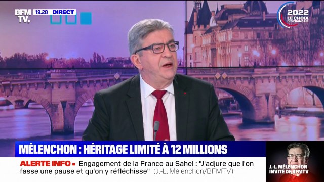 Jean-Luc Mélenchon sur l'héritage limité: Celui à qui il restera 12 millions ne plongera pas dans la détresse de la misère