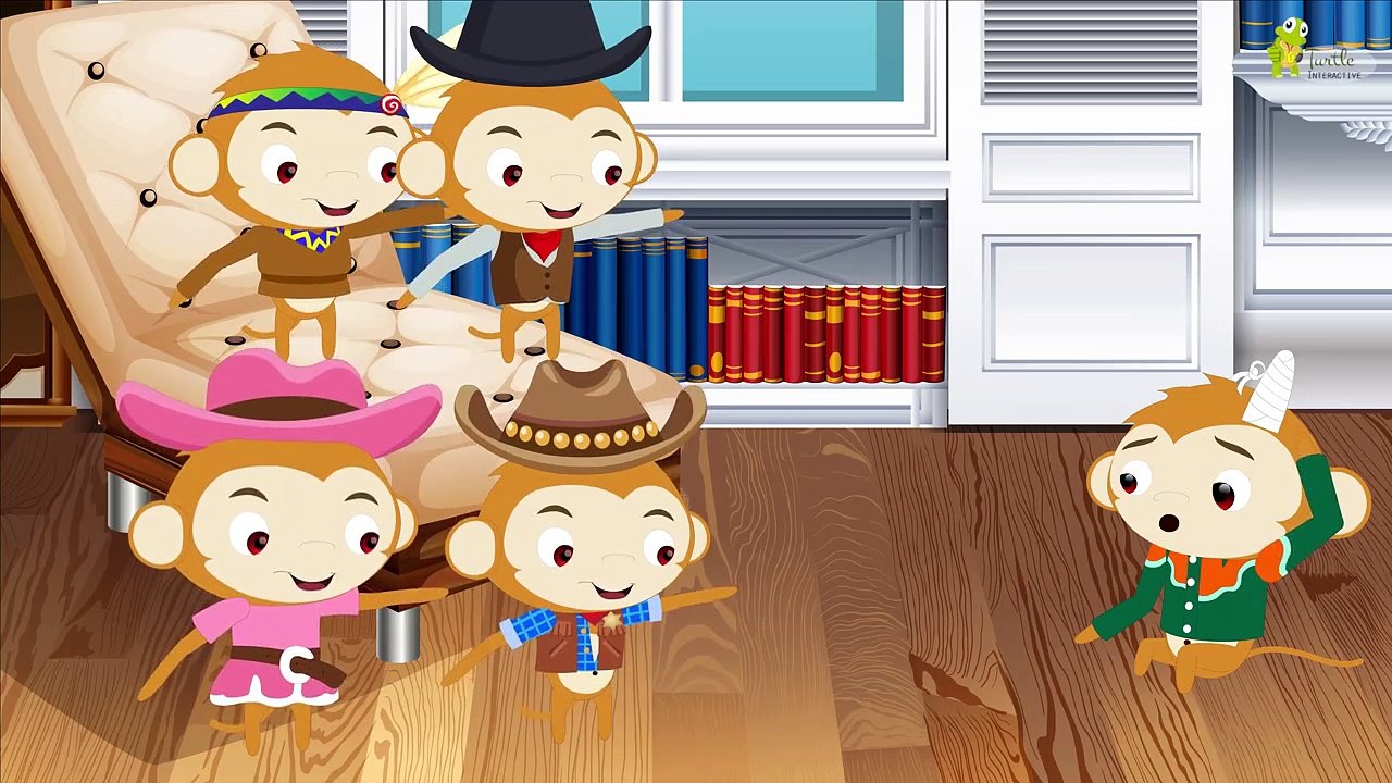 Five Little Monkeys - Kids Nursery Rhyme