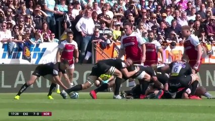 Exeter v Northampton 2019 English Premiership Semi-Final. 53minutes highlights