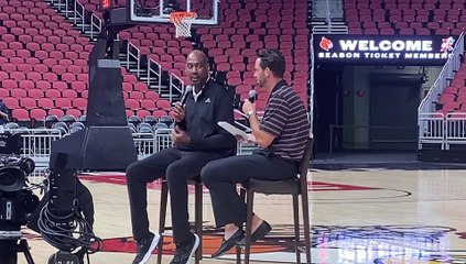 Louisville AHC Danny Manning at Season Ticket Event (6/13/22)
