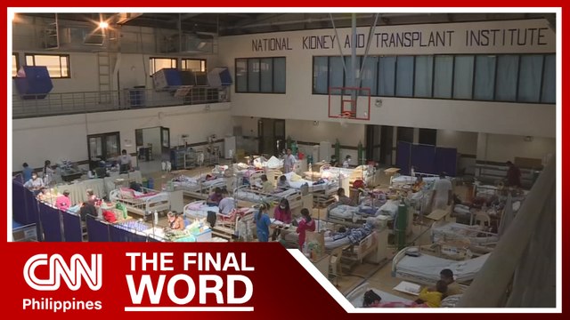 NKTI opens gymnasium amid influx of non-COVID patients