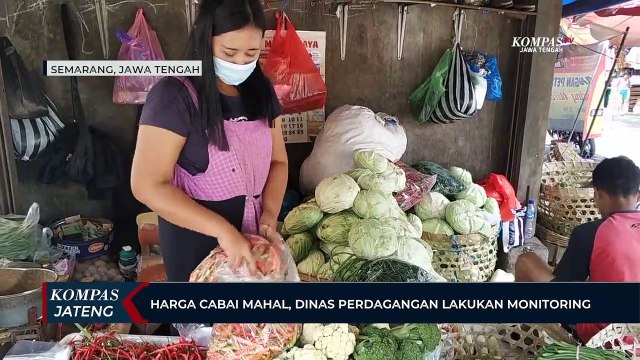Harga Cabai Mahal, Dinas Perdagangan Kota Semarang Lakukan Monitoring
