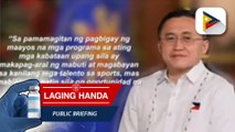 Sen. Bong Go, sasamahan si Pangulong Duterte ngayong araw sa pag-inspeksiyon ng National Academy of Sports sa New Clark City