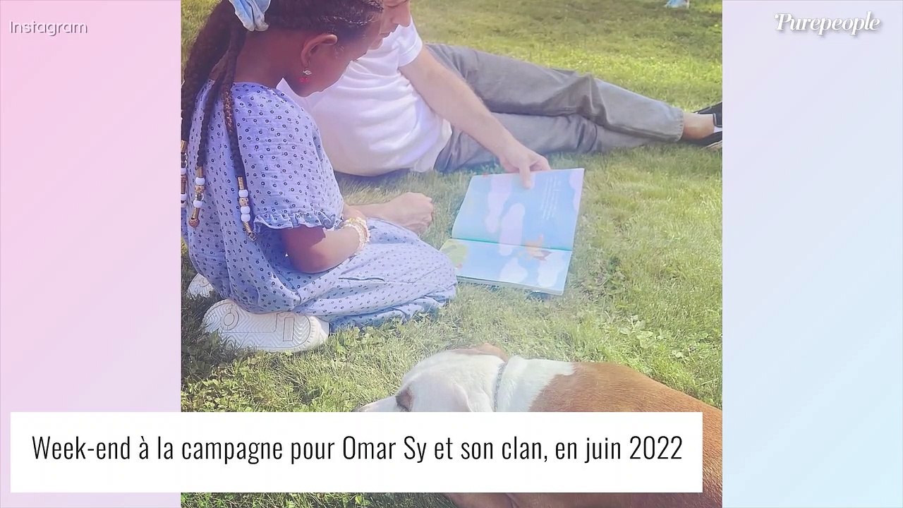 Omar Sy : Sa plus jeune fille, Amani-Nour, craquante avec ses longues tresses