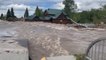 Person Witnesses Devastating Flood in Streets of Red Lodge, Montana