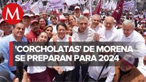 MORENA organiza mitín para mostrar a los próximos precandidatos por parte del partido en 2024