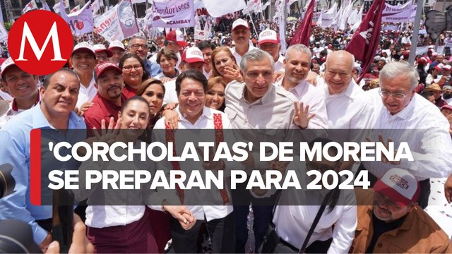MORENA organiza mitín para mostrar a los próximos precandidatos por parte del partido en 2024