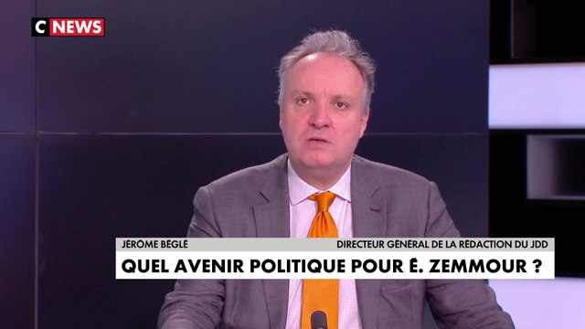 L'édito de Jérôme Béglé : «Quel avenir politique pour Eric Zemmour ?»