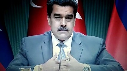 Maduro, Erdoğan ile birlikte 'evet' dedi, salonda gülüşmelere yol açtı