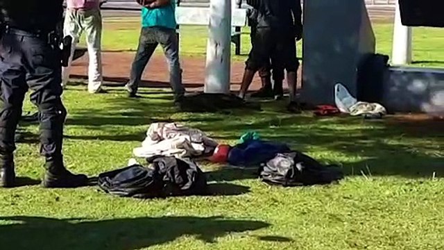 Dois indivíduos suspeitos por roubo são detidos durante abordagem da Guarda Municipal na Praça da Bíblia