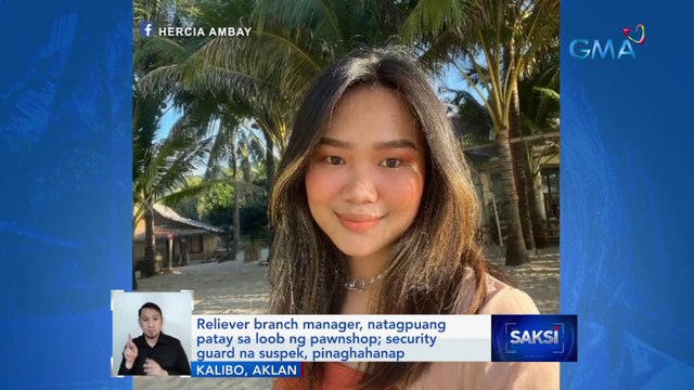 Reliever branch manager, natagpuang patay sa loob ng pawnshop; security guard na suspek, pinaghahanap | Saksi